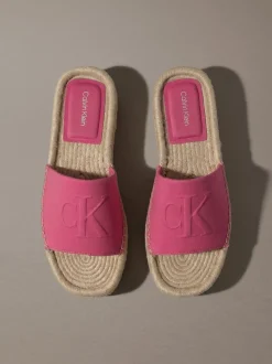 Calvin Klein Ebeth - Plateau-Espadrilles-Slippers^Damen High Heels|SandalenFrisch Eingetroffen