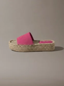 Calvin Klein Ebeth - Plateau-Espadrilles-Slippers^Damen High Heels|SandalenFrisch Eingetroffen