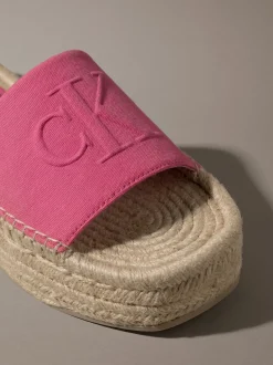 Calvin Klein Ebeth - Plateau-Espadrilles-Slippers^Damen High Heels|SandalenFrisch Eingetroffen