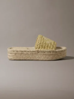 Calvin Klein Ebeth - Plateau-Espadrilles-Slippers^Damen High Heels|SandalenFrisch Eingetroffen