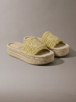 Calvin Klein Ebeth - Plateau-Espadrilles-Slippers^Damen High Heels|SandalenFrisch Eingetroffen