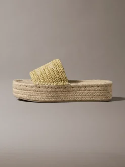 Calvin Klein Ebeth - Plateau-Espadrilles-Slippers^Damen High Heels|SandalenFrisch Eingetroffen