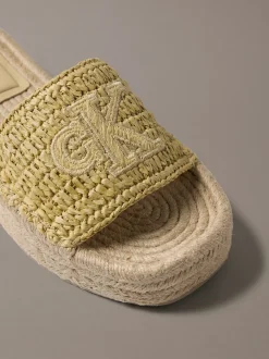 Calvin Klein Ebeth - Plateau-Espadrilles-Slippers^Damen High Heels|SandalenFrisch Eingetroffen