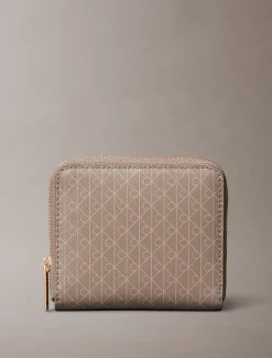 Calvin Klein Eckiges RFID-Logo-Portemonnaie mit Rundum-Reißverschluss^Damen Geldbörsen & Etuis