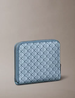 Calvin Klein Eckiges RFID-Logo-Portemonnaie mit Rundum-Reißverschluss^Damen Geldbörsen & Etuis