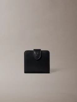 Calvin Klein Eckiges RFID-Portemonnaie aus Nappaleder^Damen Geldbörsen & Etuis