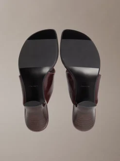 Calvin Klein Elisa - Sandalen mit Kitten-Heel-Absatz aus Leder^Damen SandalenFrisch Eingetroffen