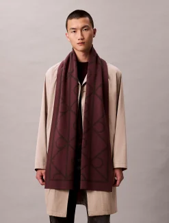 Calvin Klein Emblem-Logo-Schal^Damen Schals & Handschuhe|Schals & Handschuhe