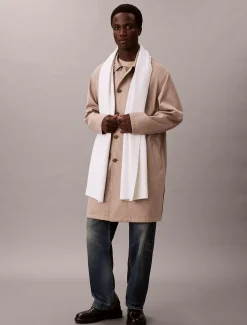 Calvin Klein Emblem-Logo-Schal^Damen Schals & Handschuhe|Schals & Handschuhe