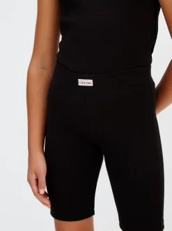 Calvin Klein Eng geschnittene, gerippte Radler-Shorts^Kinder Kleidung