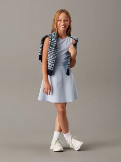Calvin Klein Eng geschnittenes, ärmelloses Kleid aus Milano-Jersey^Kinder Kleider & Röcke|Kleidung
