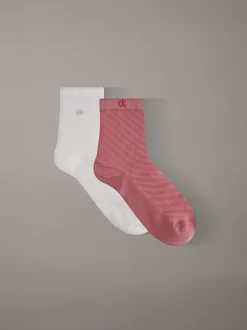 Calvin Klein 2er Pack Socken mit weicher Struktur^Damen Socken & Strumpfhosen|Socken & Strumpfhosen
