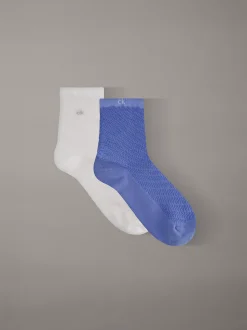Calvin Klein 2er Pack Socken mit weicher Struktur^Damen Socken & Strumpfhosen|Socken & Strumpfhosen