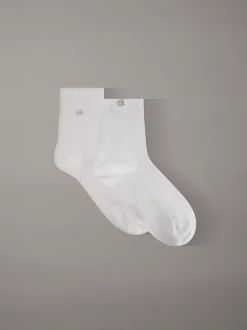 Calvin Klein 2er Pack Socken mit weicher Struktur^Damen Socken & Strumpfhosen|Socken & Strumpfhosen