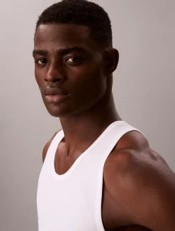 Calvin Klein 3er Pack Tanktops - Cotton Stretch Blend^Herren Nachtwäsche & LoungewearFrisch Eingetroffen