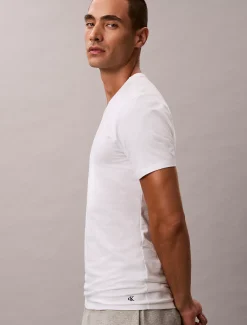 Calvin Klein 3er Pack T-Shirts mit V-Ausschnitt- Cotton Stretch Blend^Herren Nachtwäsche & LoungewearFrisch Eingetroffen