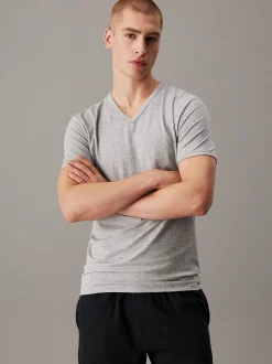 Calvin Klein 3er Pack T-Shirts mit V-Ausschnitt- Cotton Stretch Blend^Herren Nachtwäsche & LoungewearFrisch Eingetroffen