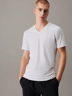 Calvin Klein 3er Pack T-Shirts mit V-Ausschnitt- Cotton Stretch Blend^Herren Nachtwäsche & LoungewearFrisch Eingetroffen