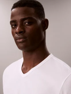 Calvin Klein 3er Pack T-Shirts mit V-Ausschnitt- Cotton Stretch Blend^Herren Nachtwäsche & LoungewearFrisch Eingetroffen