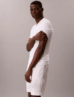 Calvin Klein 3er Pack T-Shirts mit V-Ausschnitt- Cotton Stretch Blend^Herren Nachtwäsche & LoungewearFrisch Eingetroffen