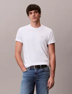 Calvin Klein 2er-Pack Badge-T-Shirt aus Baumwolle^Herren T-shirts