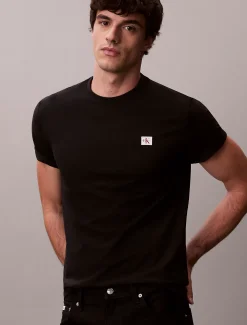 Calvin Klein 2er-Pack Badge-T-Shirt aus Baumwolle^Herren T-shirts