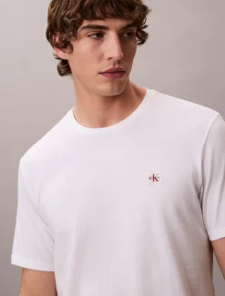 Calvin Klein 2er-Pack Badge-T-Shirt aus Baumwolle^Herren T-shirts