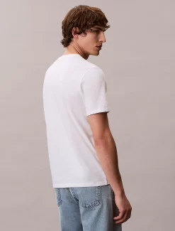 Calvin Klein 2er-Pack Badge-T-Shirt aus Baumwolle^Herren T-shirts