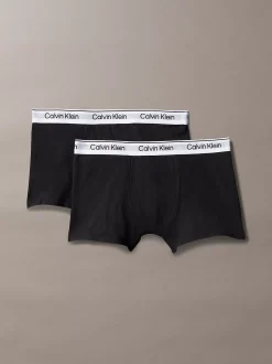 Calvin Klein 2er-Pack Boxershorts für Jungen - Icon Cotton Stretch^Kinder Unterwäsche|Unterwäsche