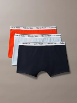 Calvin Klein 3er-Pack Boxershorts für Jungen - Icon Cotton Stretch^Kinder Unterwäsche|Unterwäsche