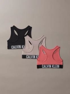 Calvin Klein 3er-Pack Bralettes für Mädchen – Intense Power^Kinder Unterwäsche|Unterwäsche