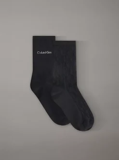 Calvin Klein 2er-Pack Crew-Socken aus weicher Stretch-Baumwolle^Damen Socken & Strumpfhosen|Socken & Strumpfhosen