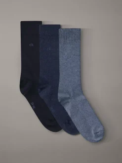 Calvin Klein 3er-Pack Crew-Socken aus weicher Stretch-Baumwolle^Herren Socken|Socken