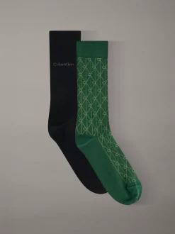 Calvin Klein 2er-Pack Crew-Socken aus weicher Stretch-Baumwolle^Herren Socken|Socken