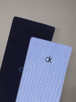 Calvin Klein 2er-Pack Crew-Socken aus weicher Baumwolle mit Waffelstruktur^Herren Socken|Socken