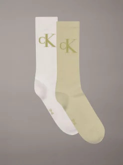 Calvin Klein 2er-Pack Crew-Socken aus weicher Stretch-Baumwolle^Herren Socken|Socken