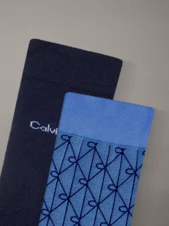 Calvin Klein 2er-Pack Crew-Socken aus weicher Stretch-Baumwolle^Herren Socken|Socken