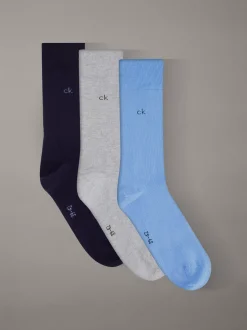 Calvin Klein 3er-Pack Crew-Socken aus weicher Stretch-Baumwolle^Herren Socken|Socken