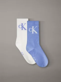 Calvin Klein 2er-Pack Crew-Socken aus weicher Stretch-Baumwolle^Damen Socken & Strumpfhosen|Socken & Strumpfhosen
