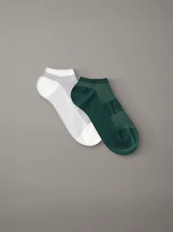 Calvin Klein 2er-Pack feuchtigkeitsableitende Sneaker-Socken^Herren Socken|Socken