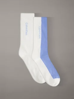 Calvin Klein 2er-Pack feuchtigkeitsableitende Crew-Socken^Herren Socken|Socken