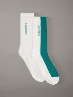 Calvin Klein 2er-Pack feuchtigkeitsableitende Crew-Socken^Herren Socken|Socken