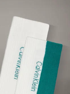 Calvin Klein 2er-Pack feuchtigkeitsableitende Crew-Socken^Herren Socken|Socken