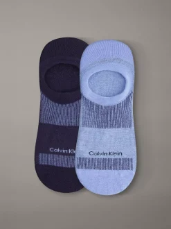 Calvin Klein 2er-Pack feuchtigkeitsableitende No-Show-Socken^Herren Socken|Socken