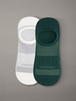 Calvin Klein 2er-Pack feuchtigkeitsableitende No-Show-Socken^Herren Socken|Socken