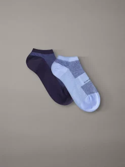 Calvin Klein 2er-Pack feuchtigkeitsableitende Sneaker-Socken^Herren Socken|Socken