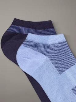 Calvin Klein 2er-Pack feuchtigkeitsableitende Sneaker-Socken^Herren Socken|Socken