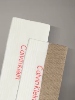 Calvin Klein 2er-Pack feuchtigkeitsableitende Crew-Socken^Herren Socken|Socken
