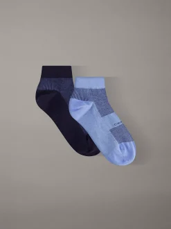 Calvin Klein 2er-Pack feuchtigkeitsableitende Knöchelsocken^Herren Socken|Socken