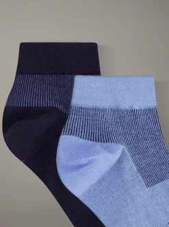 Calvin Klein 2er-Pack feuchtigkeitsableitende Knöchelsocken^Herren Socken|Socken